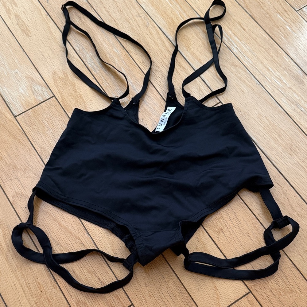 Black Strappy Bodysuit